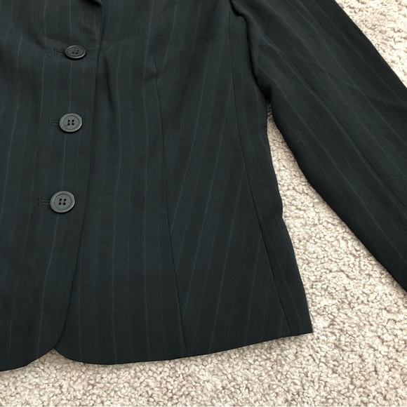 Ann Taylor Petite Black Blazer Suit Jacket Womens 6P - Picture 5 of 12
